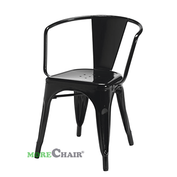  Ghế Tolix có tay TL-02 màu đen