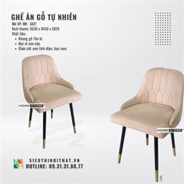 Ghế ăn gỗ tự nhiên MH - GA21