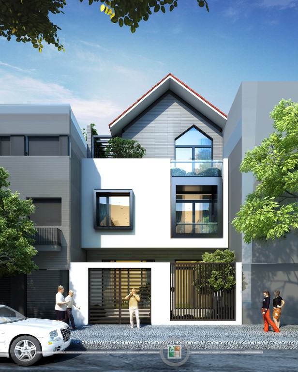 Ghế phòng khách trong nội thất nhà phố