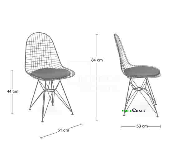 Thiết kế tầng thượng sinh động với ghế Eames Wire